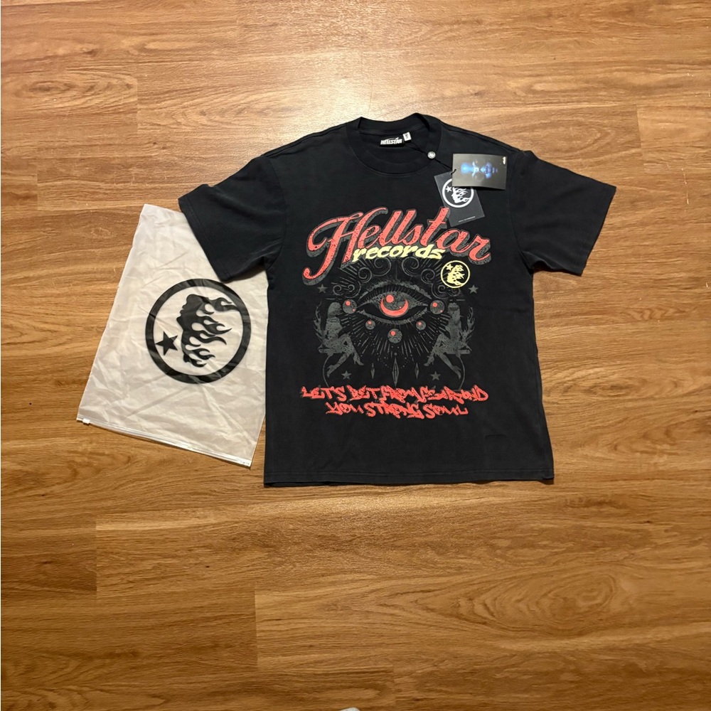 Hellstar “records” graphic tee shirt